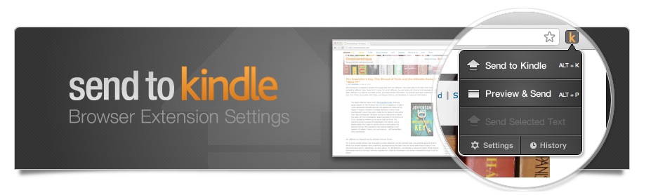 Send to Kindle Chrome Extension