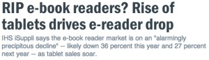 RIP ebook readers