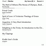 Paperwhite Home Page List View