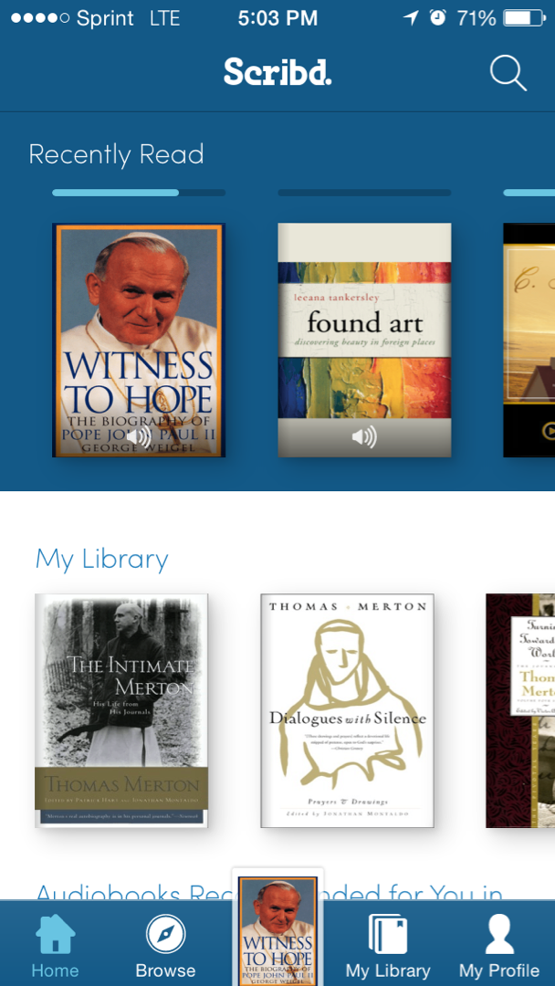 Scribid iOS app